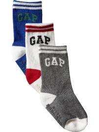 Sporty arch logo socks (3-pack)