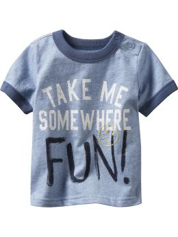 Camp graphic ringer T