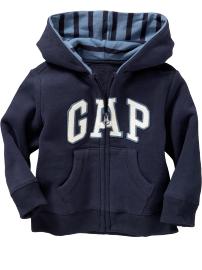 Arch logo zip-up hoodie