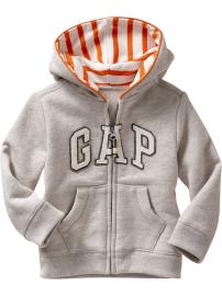 Arch logo zip-up hoodie