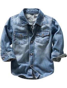 Denim western shirt