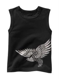Eagle graphic muscle T