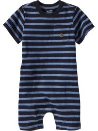 Striped romper