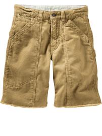 Corduroy carpenter shorts