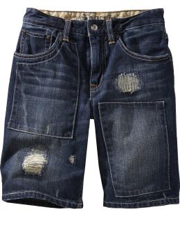 Rip & repair jean shorts