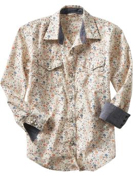 Floral western shirt