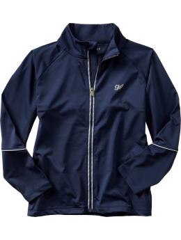 Techwear reflective full-zip jacket