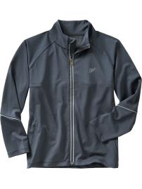Techwear reflective full-zip jacket