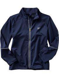 Techwear reflective full-zip jacket