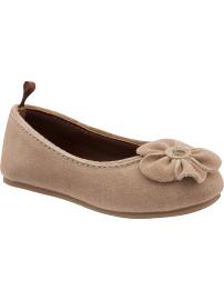Flower ballet flats