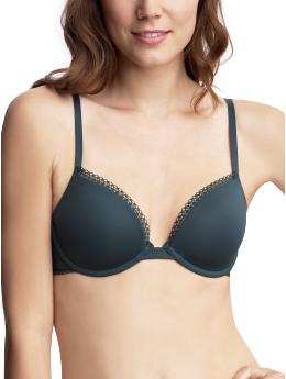 Favorite open-lace trimmed plunge bra