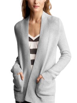 Open-front cardigan