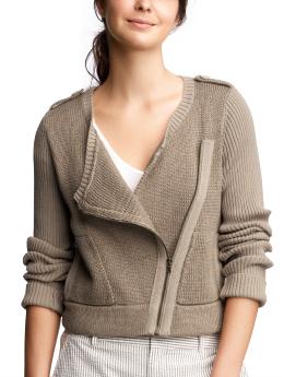 Women's Clothing: Women's Clothing: Moto sweater: Cardigans Sweaters | Gap