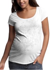 Graphic scoop T