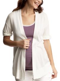 Lightweight cuffed cardigan
