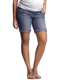 No panel jean Bermuda cutoffs