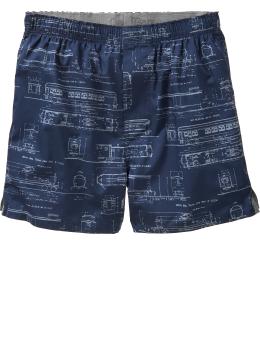 Railroad car printed boxers
