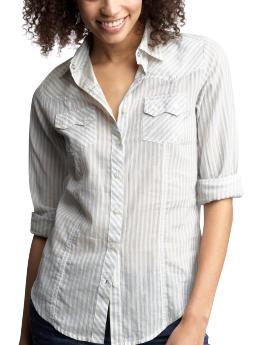 Striped western shirt