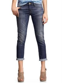 Cropped skinny jeans (medium wash)