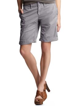 Piece-dyed Bermudas