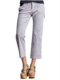 Railroad striped carpenter pants