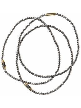 Metallic beaded bracelets (set of 3)