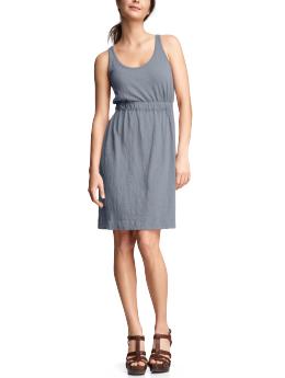 Slub tank dress