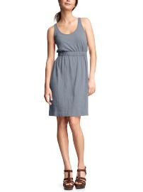 Slub tank dress