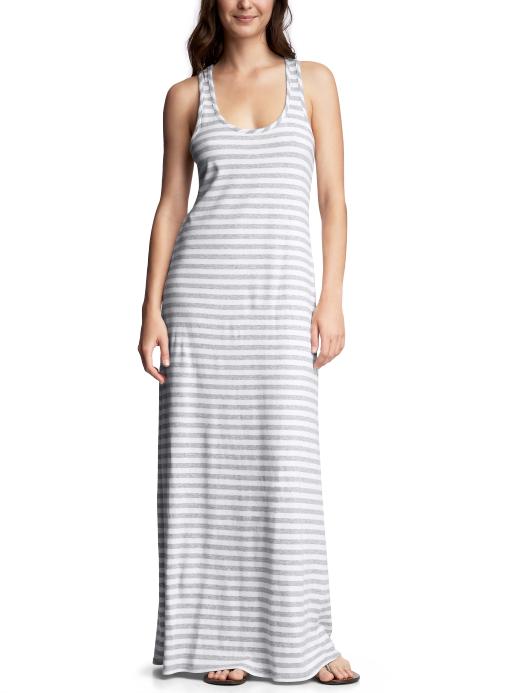 Gap Striped long racerback dress
