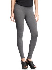 Stretch knit leggings (heather gray)