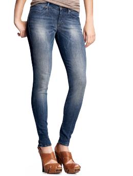 Legging jeans (faded medium wash)