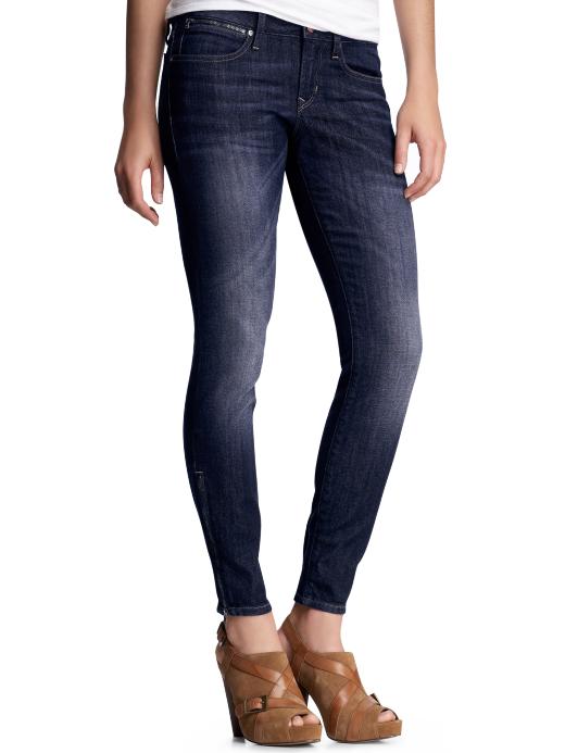 Gap Gap Always skinny zipper jeans dark wash Gap Gap Always skinny zipper jeans dark wash