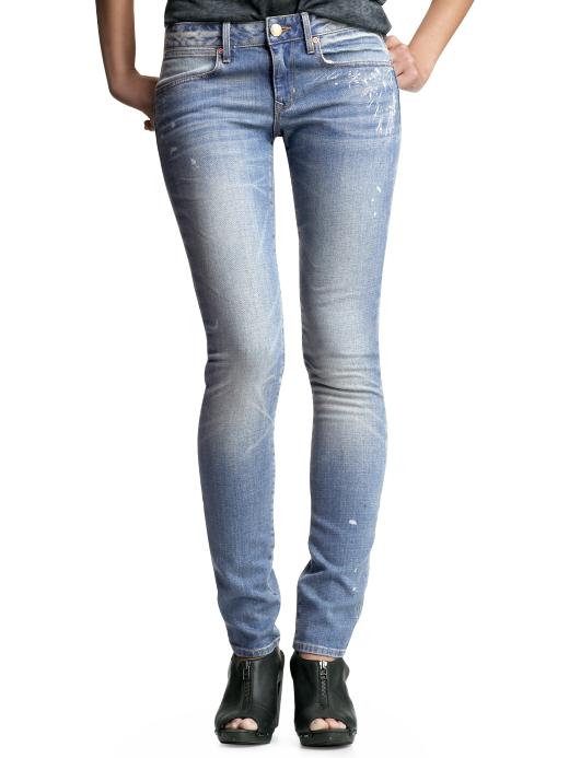 Gap Gap Always skinny jeans feather graphic Gap Gap Always skinny jeans feather graphic