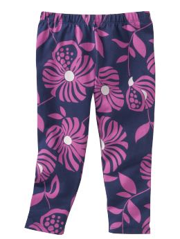Bright floral leggings