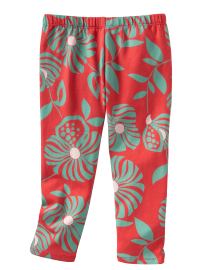 Bright floral leggings