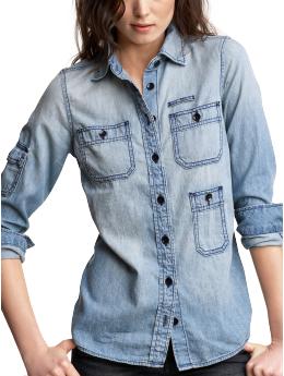 Chambray pocket shirt
