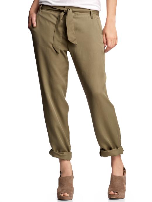 Gap Slouchy belted pants
