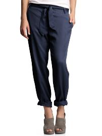 Slouchy belted pants