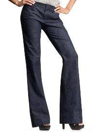 Curvy denim trouser