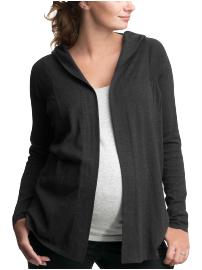 Hooded sweater cardi