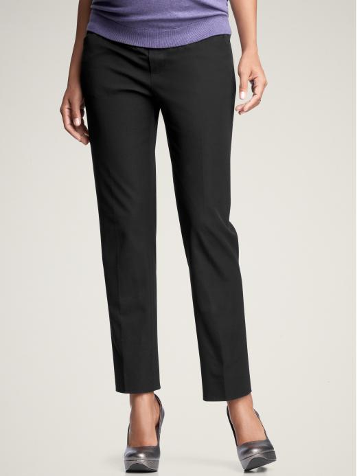 Gap Womens Maternity Demi Panel Slim Crop Pants maternity fashion