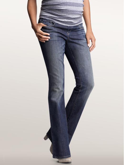 Gap Demi panel boot cut jeans (faded medium wash)