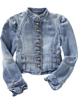 Denim band jacket