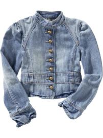 Denim band jacket