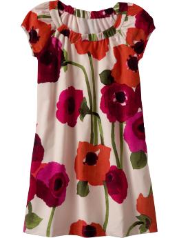 Floral corduroy dress