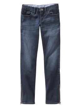 Super skinny jeans (zip dark wash)