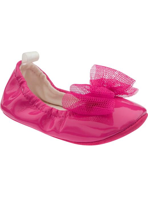 Gap Bright tulle bow ballet flats