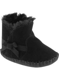 Shearling booties