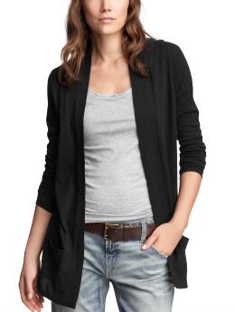 Pure body lightweight wrap sweater