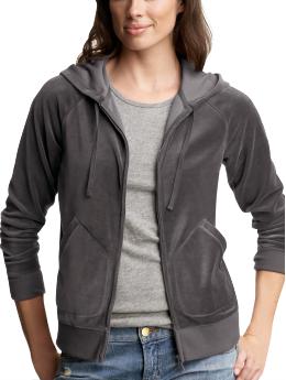 Velour hoodie